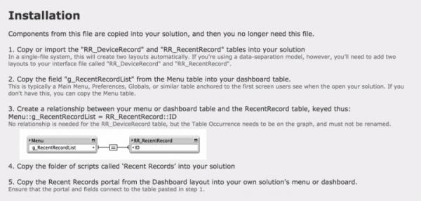 FileMaker Search History Plugin fmRecentRecords - AppWorks