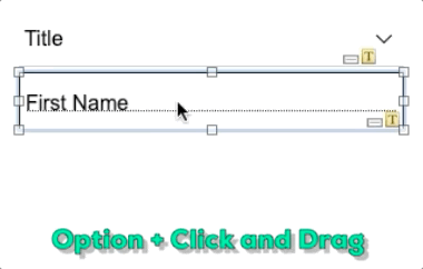 Gif showing how to duplicate a field in FileMaker